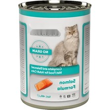 MarkEntegra Somonlu Yetişkin Kedi Konservesi, Tahılsız, 400 gr