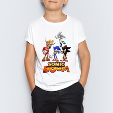 Morinna Sonic Boom Çocuk Tişört T-Shirt Mr-06
