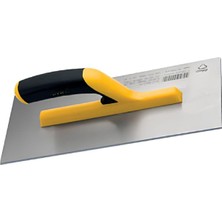 Karahanbey Plastik Saplı Metal Düz Alçı Mala 35 cm Harç Derz Sıva Yüzey Düzleştirme Fugas Malası Saten
