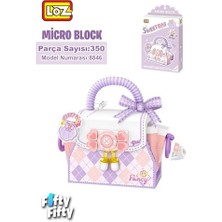Larskas Loz Micro Block Sweet Bag Serisi Mor Çanta 350 Parça Oyuncak Yapım Seti FFLZ-8846