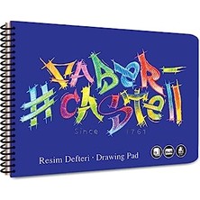 Larskas Faber-Castell Resim Defteri Logo, Karton Kapak 35X50, 15 Yaprak