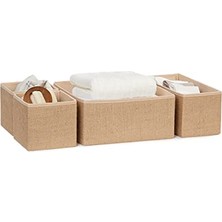 Larskas Ocean Home Textile Jüt Çekmece Içi Organizer Set