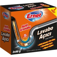 Karahanbey Ernet Süper Lavabo Açıcı Aktif Granüllü 2X50 G