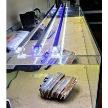 MarkEntegra 90CM Renkli LED Akvaryum Aydınlatma Beyaz-Kırmızı-Mavi