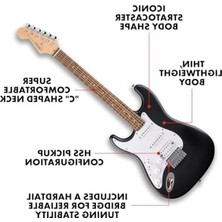 MarkEntegra Elektro Gitar, Hss Konfigürasyon, Beyaz Vuruş Tahtası