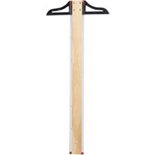 MarkEntegra Ahşap T-Cetveli 90 cm (Sökülebilir Başlık, Kumaş Kılıf)