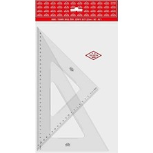 Larskas Teknik Okul Öğrenci Gönye Seti Büyük Boy (32 Cm) 30-60-90 ve 45-45-90
