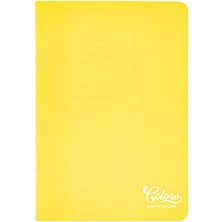 Larskas Colors A4 60 Yaprak Çizgili Defter, Sarı