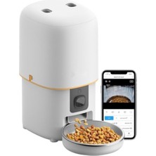 MarkEntegra Akıllı Otomatik Kedi Mama Kabı 1080P Hd Kamera ile