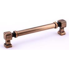 Karahanbey Talas Düz Soft Antik Metal Kulp 192 mm Mobilya Çekmece Dolap Kapak Kulpu Dayanıklı Kulpları
