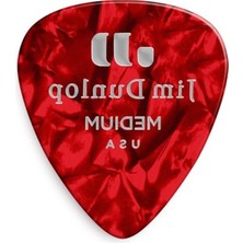 MarkEntegra Orta Boy Gitar Pençeleri, 72'li Paket, Kırmızı Renk