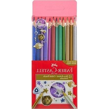 MarkEntegra Faber-Castell Üçgen Kuru Boya Kalemi Metalik Renkler 12'li