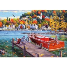 MarkEntegra 2000 Parça Balıklı Göl Manzarası Puzzle