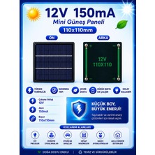 Karahanbey 12V 150MA 110X110MM Güneş Paneli - Solar Panel