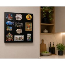 MarkEntegra Siyah 30X30 cm Magnet Panosu, Pratik Kullanım