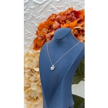 Livora Jewelry 925 Ayar Gümüş Damla Zirkon Taşlı Aşk Sembolü Kuğu Kadın Kolye