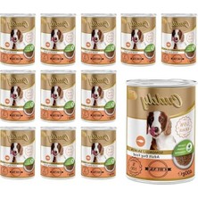 MarkEntegra Somonlu ve Jöleli Köpek Konservesi, 400 gr x 12 Adet