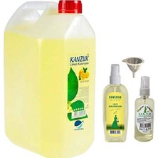 Larskas Limon Kolonyası 80 Derece 5 Litre Bidon  Sprey 170 ml +100 ml + Dolum Hunisi