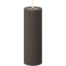 MarkEntegra Kahverengi 5X15 cm LED Mum