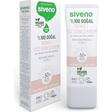 Larskas SIVENO%100 Doğal Yüz Güneş Kremi Renkli Ton Eşitleyici Leke Karşıtı Uva Uvb Spf 50+ 30 ml