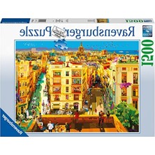 MarkEntegra 1500 Parçalı Valensiya'da Yemek Temalı Puzzle