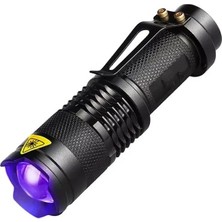 Larskas UV-102 Ultraviyole Mor Işık Fener, 365 Nm Uv El Feneri, Tırnak Oje Kurutucu, Değerli Taş Tespiti          [ A+]