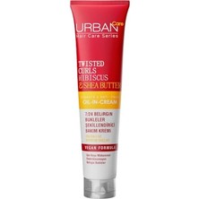 Larskas Urban Care Twisted Curls Hibiscus & Shea Butter Kıvırcık ve Dalgalı Saçlara Özel Durulanmayan Bakım Kremi 175 Ml- Vegan