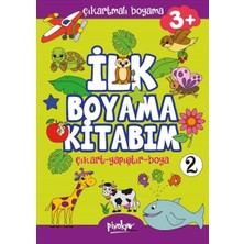 TeknoKapsül Çıkartmalı Ilk Boyama Kitabım 3+ Yaş-2