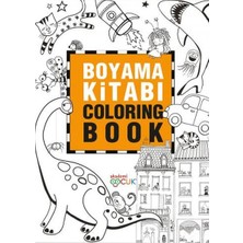 TeknoKapsül Boyama Kitabı - Coloring Book - 24X33,5 cm