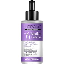 Larskas Urban Care Expert No.6 Biotin Caffeine Dökülme Karşıtı Saç Bakım Serumu, 50 Mililitre, Vegan