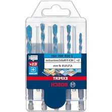 MarkEntegra Bosch Professional Accessories 5x Expert Hex-9 Multiconstruction Delme Ucu Setleri (Beton, Yumuşak Döşemeler, Çelik, Yumuşak Ahşap, Plastik, 4-8 Mm, Aksesuar Döner Matkap/vidalamalar)