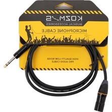MarkEntegra 1.5m Stereo Kablo, Xlr-Trs Bağlantılı