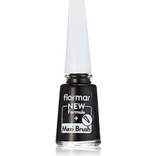 Larskas Klasik Parlak Bitişli Yüksek Pigmentli Oje -Nail Enamel- 313 Black Mınımalısm New- 8682536035873