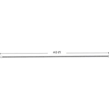 MarkEntegra Banyo Tepe Duş Seti, Kısa Hortum, 75 Cm, Krom