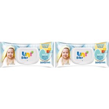 Karahanbey Uni Baby Aktif Sensitive Bebek Islak Mendil 24+ Ay 12X90 Adet (2 Paketi)