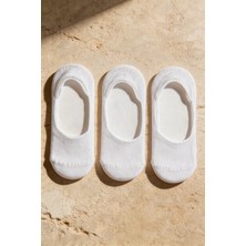 Katia & Bony 3'lü Paket Basic Erkek Görünmez Çorap Beyaz/Beyaz/Beyaz