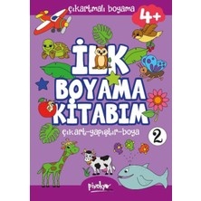 TeknoKapsül Çıkartmalı Ilk Boyama Kitabım 4+ Yaş-2