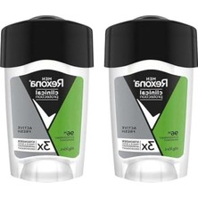 MarkEntegra Erkek Stick Deodorant, 45 ml Aktif Tazelik Için Ikili Paket