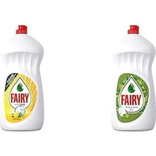 Karahanbey Fairy Ultra Hızlı Sıvı Bulaşık Deterjanı Limon ve Misket Limonu, 1500 ml & Fairy Sıvı Bulaşık Deter