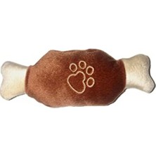 MarkEntegra Sesli Peluş Kemik Oyuncağı 12 x 6 x 5 cm