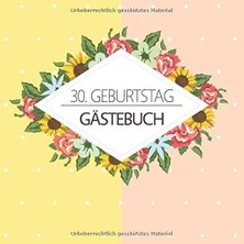 Karahanbey 30. Geburtstag Gästebuch: Vintage Gästebuch Album - 30 Jahre Geschenkidee Zum Eintragen Und Zum Aus