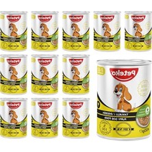 MarkEntegra Yavru Köpek Tavuklu ve Jöleli Konserve Mama 400 gr x 12 Adet