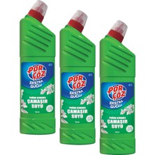 Karahanbey Porçöz Çamaşır Suyu Bahar Tazeliği 750 ml (3 Paketi)