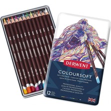 Derwent Coloursoft 12'li Kuru Boya Kalem Seti / 0701026