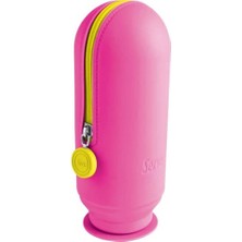 Serve Hoop Silikon Kalem Kutu Neon Pembe
