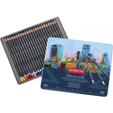 Derwent Procolour 24'lü Kuru Boya Kalem Seti / 2302506