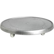 MarkEntegra Galvanizli 31 cm Tekerlekli Saksı Altı, Pratik Kullanım