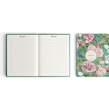 MarkEntegra Bez Ciltli Çizgili Defter - A5 Boyut, Sert Kapaklı
