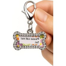 MarkEntegra Dayanıklı Metal Pet Isimlik, Yazılabilir, Suya Dayanıklı