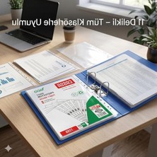 MarkEntegra 30 Mikron Poşet Dosya, 100'LÜ Paket ile Ekonomik Seçenek